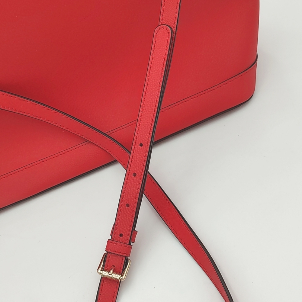 Henri Bendel Red Crossbody Satchel - Picture 6 of 15